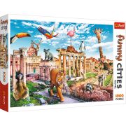 PUZZLE 1000 ORASE AMUZANTE ROMA SALBATICA VIV10600