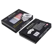 SET 2 PACHETE CARTI ROYAL CANASTA POKER DIN PLASTIC VIVRBA025D205-AB512LR