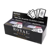 SET 2 PACHETE CARTI ROYAL CANASTA POKER DIN PLASTIC VIVRBA025D205-AB512LR