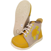 Ghetute neimblanite BabyFox Flipper Galben Mustar cu Gri FOX9702