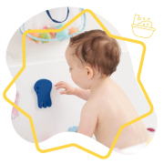 Badabulle - puzzle pentru baie cu animalute acvatice bbbb017019