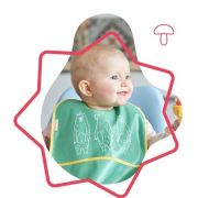 Badabulle - set 2 bavetici cu animalute  bbbb007023