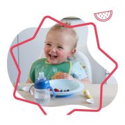 Badabulle - set 3 farfurii anti-alunecare bbbb005214