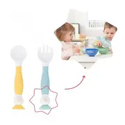 Badabulle - set lingurita si furculita flexibile bbbb005416