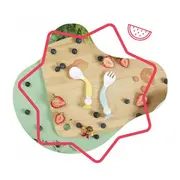 Badabulle - set lingurita si furculita flexibile bbbb005416