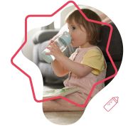 Badabulle - sticla cu pai cu pisici bbbb005007