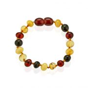 Bratara din chihlimbar pentru bebelusi BabyJem (Culoare: Mixt) JEMbj_5885