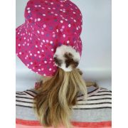Palarie pentru fetițe Pink Confetti din bumbac, ajustabila, 58 cm (peste 8 ani) KDEPAL33RZB58C
