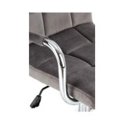 Scaun birou copii hm gonzo 4 gri velvet drm9850