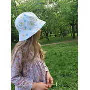 Palarie citrus pentru fetite, din bumbac, 56 cm (6-8 ani) KDEPAL00CC56