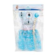 Costum Ice Princess cu Fustita, Diadema si Bagheta magica. Toi-Toys TT12456 BBJTT12456_Albastru