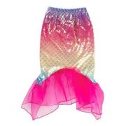 Costum Sirena cu Fustita, Diadema si Bagheta Magica Toi-Toys TT12147A BBJTT12147A_Roz