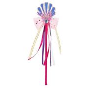 Costum Sirena cu Fustita, Diadema si Bagheta Magica Toi-Toys TT12147A BBJTT12147A_Roz