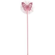 Costum Zana cu Fustita, Aripioare si Bagheta Magica Princess Friends Toi-Toys TT12146A BBJTT12146A_Roz