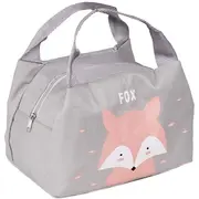 Geanta termoizolanta 21,5 cm x 14,5 cm x 15,5 cm Ikonka IK2998 BBJIK2998_Gri/Roz