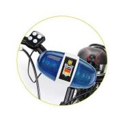 Lumina si sirena pentru bicicleta Politie Toi-Toys TT55008A BBJTT55008A_Albastru