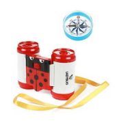 Set binoclu si compas Toi-Toys TT35902Z BBJTT35902Z_Rosu