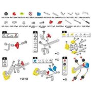 Set de Constructie Metalic Vehicule Metal 3D Toi-Toys TT43212Z BBJTT43212Z_Buldozer