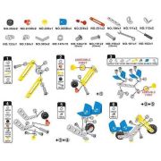 Set de Constructie Metalic Vehicule Metal 3D Toi-Toys TT43212Z BBJTT43212Z_Buldozer