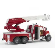 Bruder - Camion De Pompieri Mack Granite Cu Scara, Pompa De Apa Si Sirena ARTBR02821
