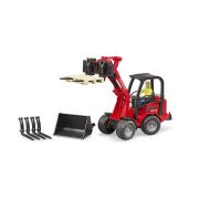 Bruder - Incarcator Compact Schaffer 2034 Cu Figurina Si Accesorii ARTBR02191