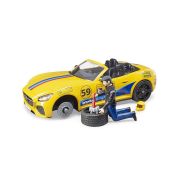 Bruder - Masina De Teren Ram 2500 Si Masina De Curse Roadster ARTBR02504