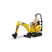 Bruder - Micro Excavator Jcb 8010 Cts Si Muncitor ARTBR62002