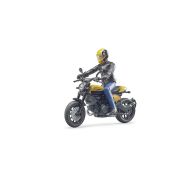 Bruder - Motocicleta Scrambler Ducati Full Throttle Cu Sofer ARTBR63053