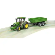 Bruder - Tractor John Deere 5115M Cu Remorca Basculabila ARTBR02108