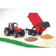 Bruder - Tractor Massey Ferguson 7480 Cu Remorca Basculabila ARTBR02045