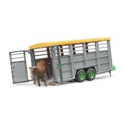 Bruder - Remorca Pentru Animale Cu O Vita ARTBR02227