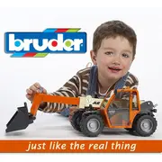 Bruder - Remorca Transport Baloti Cu 8 Baloti Rotunzi ARTBR02220