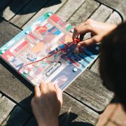 Puzzle labirint - pe santier