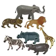 Animale salbatice set de 7 figurine - miniland - okeml25123