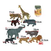 Animale salbatice set de 9 figurine - miniland - okeml25119