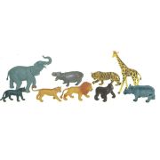 Animale salbatice set de 9 figurine - miniland - okeml25119