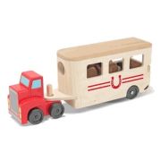 Camion transportor de cai cu remorca melissa and doug - okemd4097