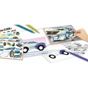 Carte de colorat cu stickere Monster Cars Depesche PT11884 BBJPT11884_Initiala