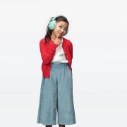 Casti antifonice pliabile pentru copii 5-16 ani, ofera protectie auditiva, SNR 25, verde menta, ALPINE Muffy Kids Mint ALP26498