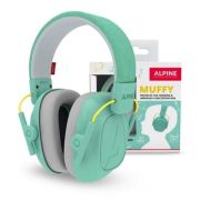 Casti antifonice pliabile pentru copii 5-16 ani, ofera protectie auditiva, SNR 25, verde menta, ALPINE Muffy Kids Mint ALP26498