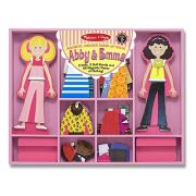Joc din lemn imbraca-le pe abby si ema melissa and doug - okemd4940