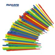 Set ace mari pentru insirat miniland 100 buc - okeml31769