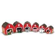 Sortator de forme casuta cu animale melissa and doug - okemd2434