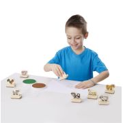 Primele mele stampile animale de la ferma melissa and doug - okemd2390