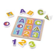 Puzzle cu piese mari pentru belelusi  melissa and doug - okemd1899