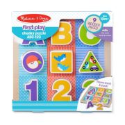 Puzzle cu piese mari pentru belelusi  melissa and doug - okemd1899