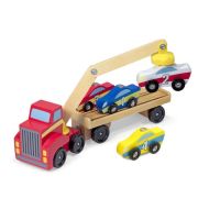 Transportor de masini cu elevator magnetic melissa and doug - okemd9390