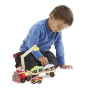 Transportor de masini cu elevator magnetic melissa and doug - okemd9390