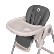 Lionelo - Scaun de masa Reglabil, 4 Pozitii pe inaltime, Spatar reglabil in 3 pozitii, Pliabil, Zanna, din Metal, Gri BYNLO-ZANNA_GREY_STONE
