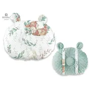 MimiNu - Perna bebelusi Ursulet, Multifunctionala, Minky Cold Mint/ Lulu Natural BYN6426972010283